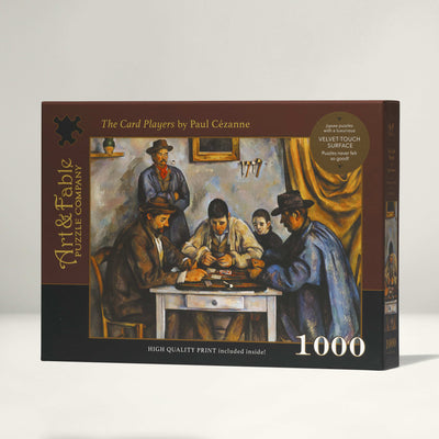 Puzzle Art & Fable - Card Players de Paul de Cêzane. 1000 piezas-Puzzle-Art&Fable-Doctor Panush