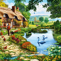 Puzzle Bluebird Puzzle - Cottage by the Lake. 1000 piezas-Puzzle-Bluebird Puzzle-Doctor Panush
