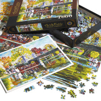 Puzzle Art & Fable - Day in the Garden. 1000 piezas-Puzzle-Art&Fable-Doctor Panush