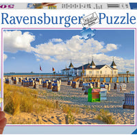 Puzzle Ravensburger - En la Playa 500 piezas XXL-Doctor Panush