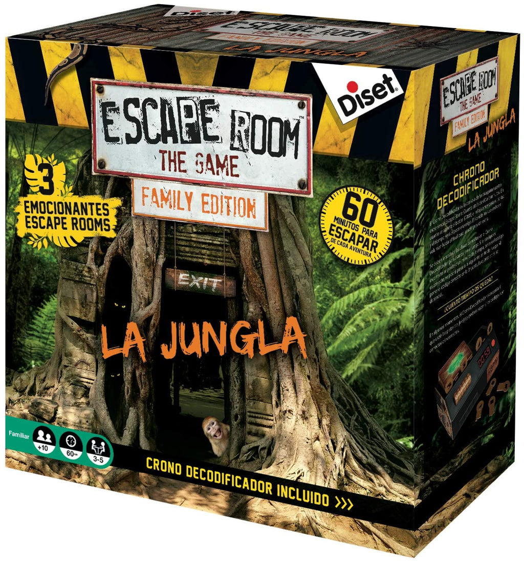 Goliath Games Presenta: Escape Room - El juego | 3 emocionantes salas de  escape en tu propia casa | Juegos de mesa para adultos | para 3 a 5  jugadores