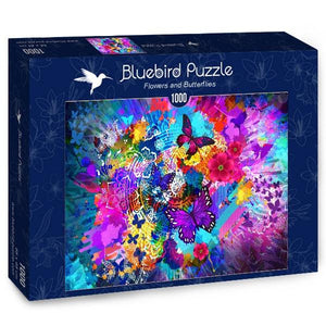 Flowers and Butterflies-Puzzle-Bluebird Puzzle-Doctor Panush