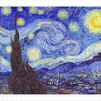 Puzzle Pintoo - Van Gogh - La Noche Estrellada, Junio 1889. 500 piezas-Doctor Panush