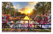 Puzzle Pintoo - Beautiful Sunrise over Amsterdam. 1000 piezas-Doctor Panush