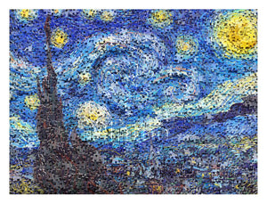 Puzzle Pintoo - Puzzle in Puzzle - Van Gogh's Starry Night. 1200 piezas-Doctor Panush