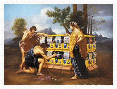 Puzzle Pintoo - Lu Fang - The Playground of Poussin. 1200 piezas-Doctor Panush