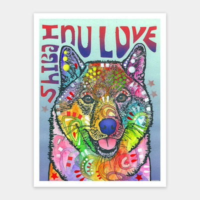 Puzzle Pintoo - Dean Russo - Shiba Inu Love. 1200 piezas