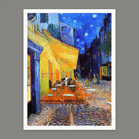 Puzzle Pintoo - Gogh, Vincent van - Cafe Terrace, Place du Forum, Arles, 1888. 1200 piezas