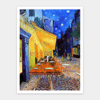 Puzzle Pintoo - Gogh, Vincent van - Cafe Terrace, Place du Forum, Arles, 1888. 1200 piezas