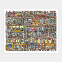 Puzzle Pintoo - FATFISHBOY - Robot Factory. 2000 piezas