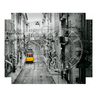 Puzzle Pintoo. Canvas with clock - Early Morning of Lisbon. 366 piezas-Doctor Panush