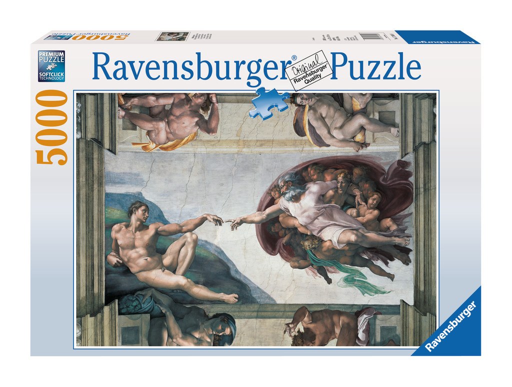 Puzzle Ravensburger - La Creación de Adán. 5000 piezas-Doctor Panush