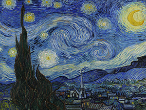 Puzzle de Madera SPuzzles - La Noche Estrellada de Van Gogh. 200 piezas-Doctor Panush