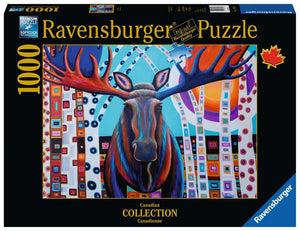 Puzzle Ravensburger - Winter Moose. 1000 piezas-Puzzle-Ravensburger-Doctor Panush