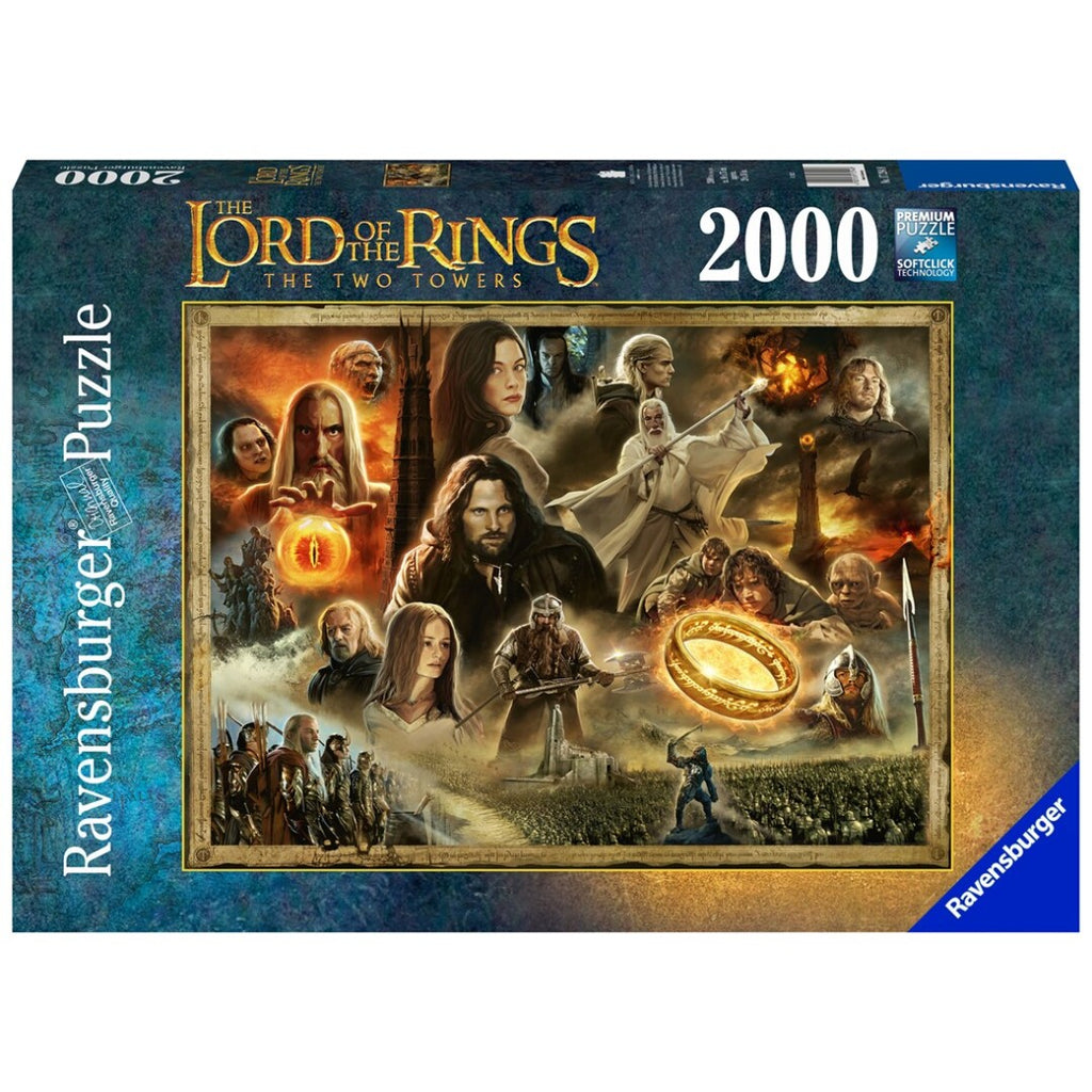 Puzzle Ravensburger - The Lord of the Rings. Las Dos Torres. 2000 piezas