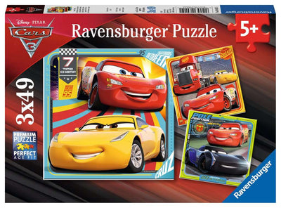 Puzzles Ravensburger - Cars 3. 3x49-Doctor Panush