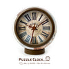 Pintoo Puzzle Clock - Country Style - Classic Brown