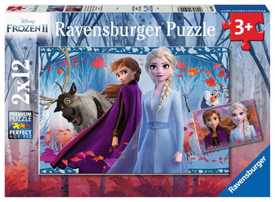 Puzzle Ravensburger - Frozen 2. 2 x 12 piezas-Doctor Panush