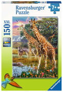 Puzzle Ravensburger - Jirafas en África. 150 piezas-Doctor Panush