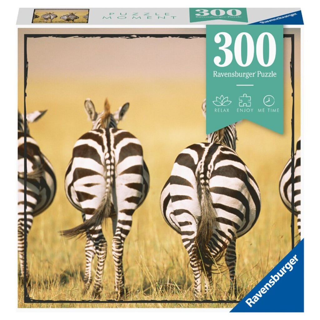 Puzzle moment Ravensburger - Zebras. 300 Piezas