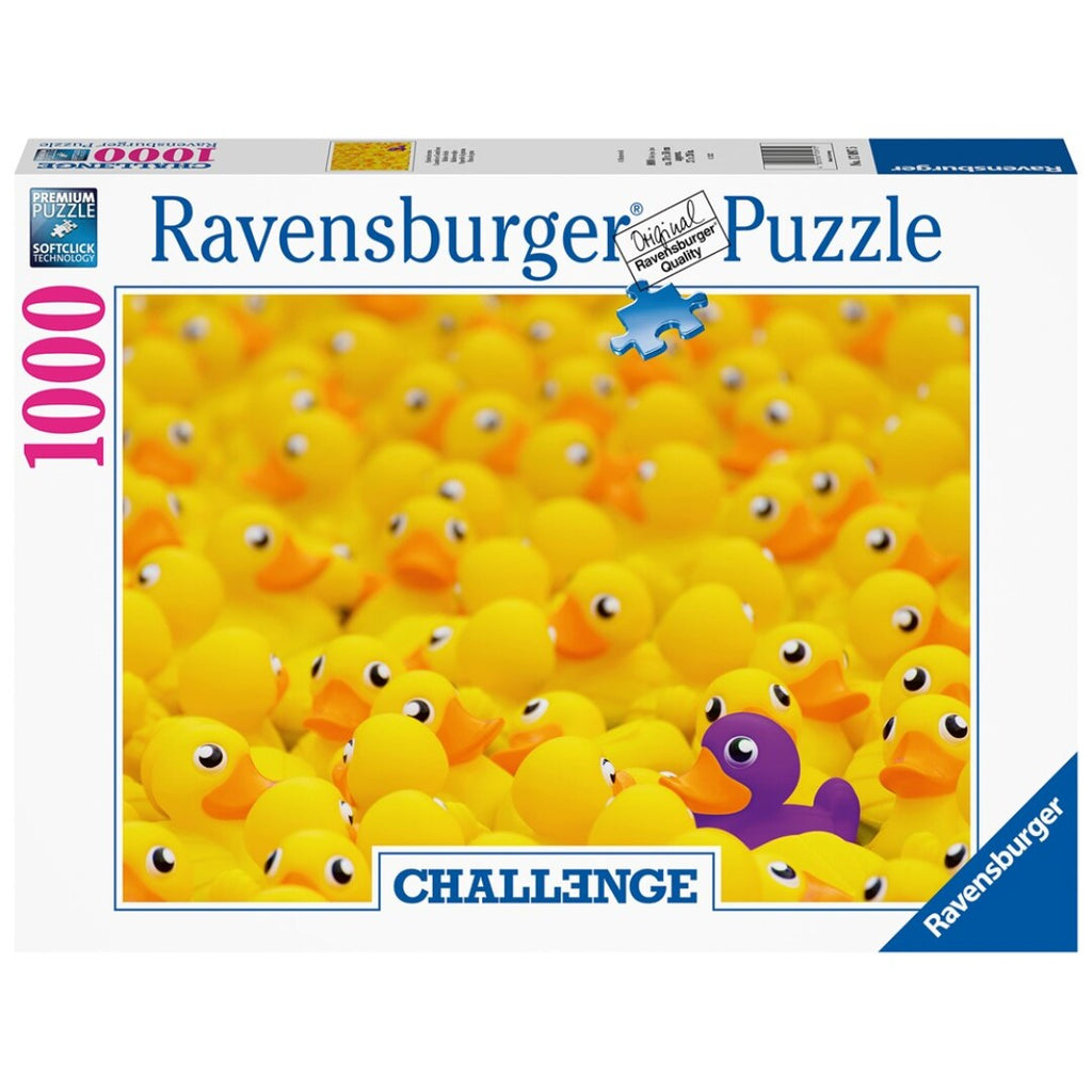 Puzzle Ravensburger - Patos de goma - Challenge. 1000 piezas-Puzzle-Ravensburger-Doctor Panush