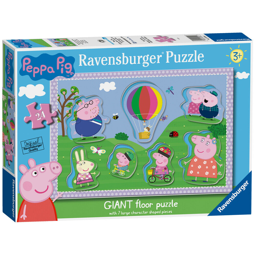 Puzzle Ravensburger gigante silueta - Peppa Pig. 24 piezas-Doctor Panush