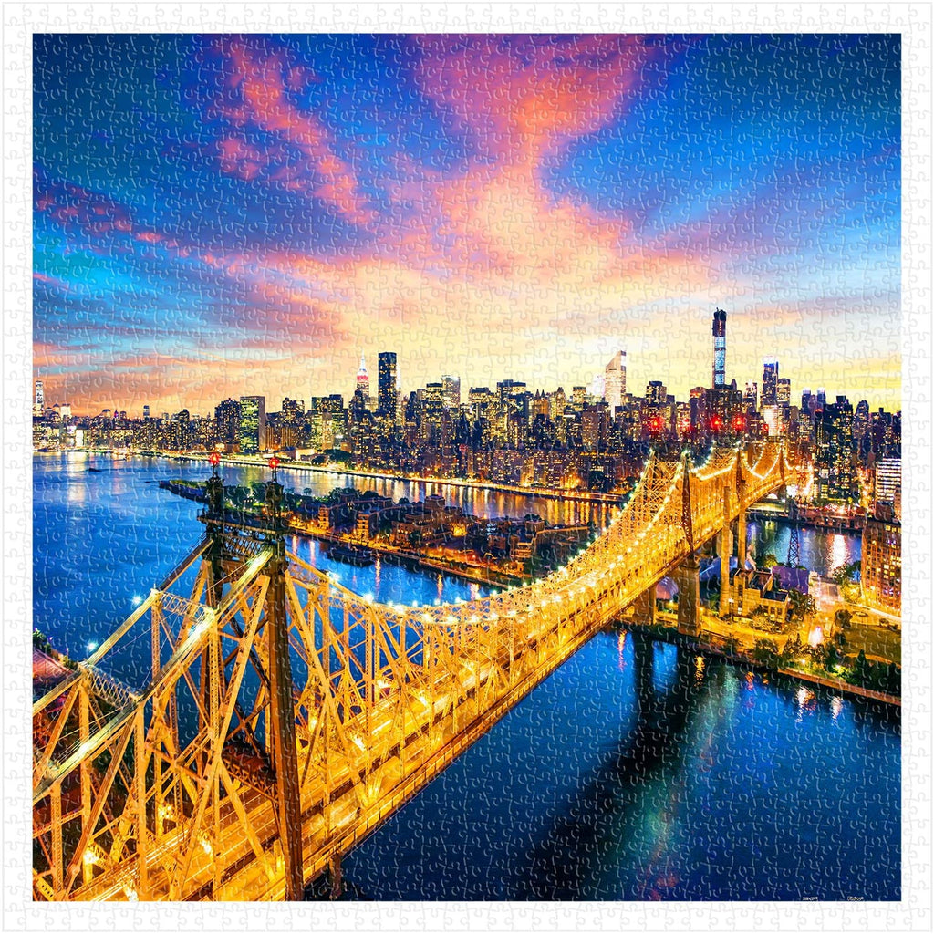 Puzzle Pintoo - Manhattan with Queensboro Bridge, New York. 1600 piezas-Doctor Panush