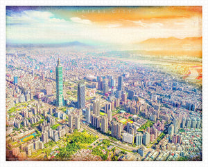 Puzzle Pintoo - Wonderful Moment of Taipei. 2000 piezas-Doctor Panush
