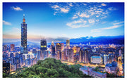 Puzzle Pintoo - The Beautiful Sunset of Taipei. 4000 piezas-Doctor Panush