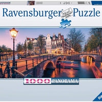 Puzzle Ravensburger - Evening in Amsterdam. 1000 piezas-Puzzle-Ravensburger-Doctor Panush