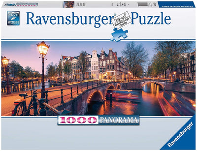 Puzzle Ravensburger - Evening in Amsterdam. 1000 piezas-Puzzle-Ravensburger-Doctor Panush