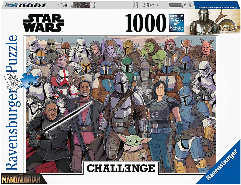 Puzzle Ravensburger Challenge - The Mandalorian de Star Wars. 1000 piezas-Puzzle-Ravensburger-Doctor Panush