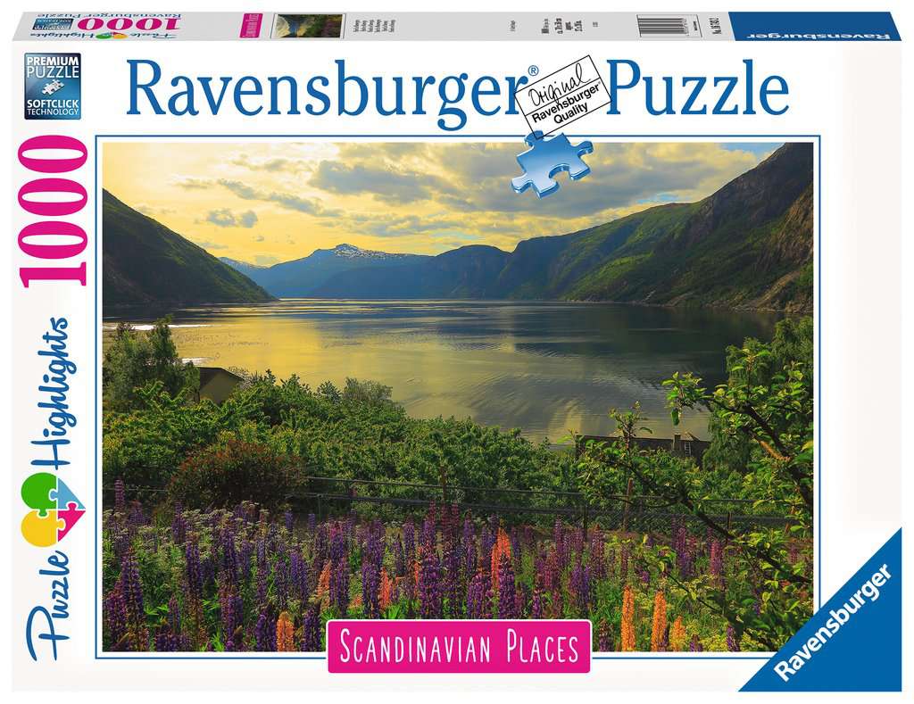 Puzzle Ravensburger - Fiordo en Noruega. 1000 piezas-Puzzle-Ravensburger-Doctor Panush