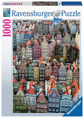 Puzzle Ravensburger - Gdansk, Polonia. 1000 piezas-Puzzle-Ravensburger-Doctor Panush