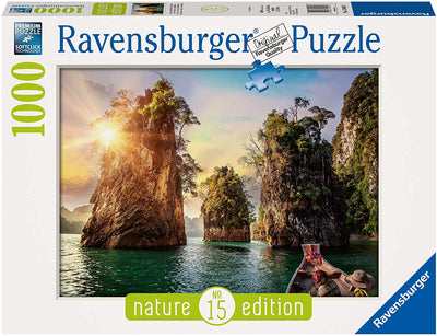 Puzzle Ravensburger - Tailandia, Tres Rocas en Cheow. 1000 piezas-Puzzle-Ravensburger-Doctor Panush