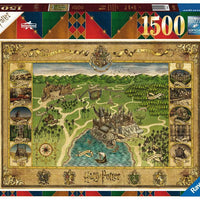 Puzzle Ravensburger - Mapa de Hogwarts. 1500 Piezas-Doctor Panush