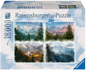 Puzzle Ravensburger - Castillo 4 Estaciones. 18.000 piezas