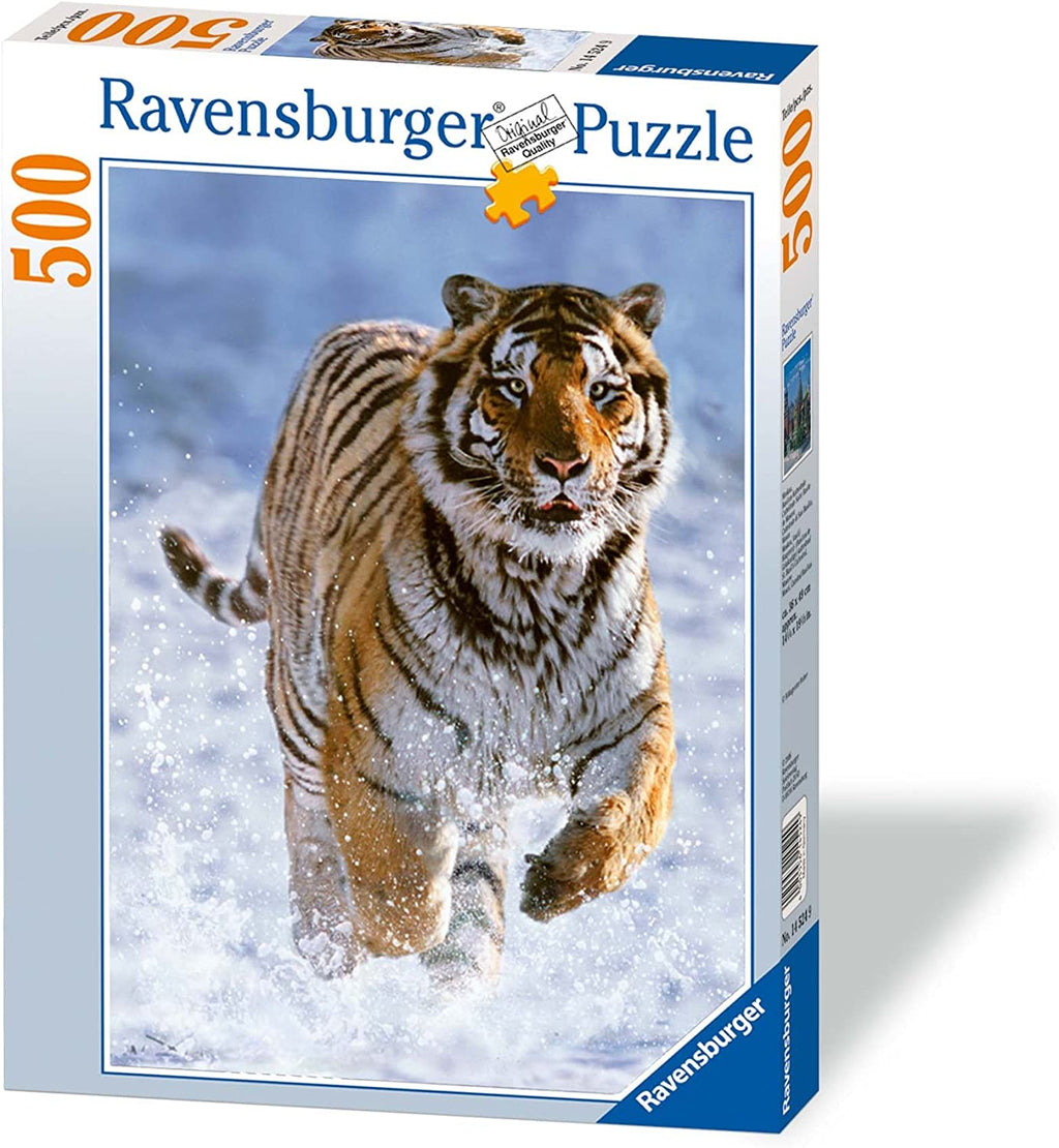 Puzzle Ravensburger - Tigre en la Nieve. 500 piezas-Doctor Panush