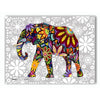 Puzzle Pintoo - XS - Elefante de Colores. 150 piezas-Doctor Panush