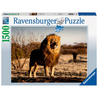 Puzzle Ravensburger - El León, Rey de las bestias. 1500 Piezas