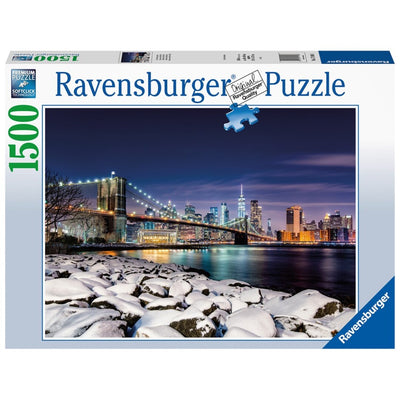 Puzzle Ravensburger - Invierno en Nueva York. 1500 Piezas