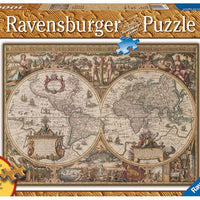 Puzzle Ravensburger - Mapamundi Antiguo. 1000 piezas-Puzzle-Ravensburger-Doctor Panush