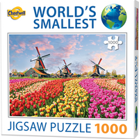 Puzzle Cheatwell World´s smallest - Molinos holandeses. 1000 piezas-Puzzle-Cheatwell-Doctor Panush