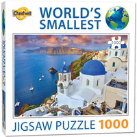 Puzzle Cheatwell World´s smallest - Santorini. 1000 piezas-Puzzle-Cheatwell-Doctor Panush