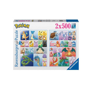 Puzzles Ravensburger - Pokemon. 2x500 piezas
