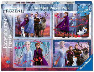 Puzzle Ravensburger - Frozen 2. 4x100 piezas-Doctor Panush