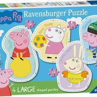 Puzzles Ravensburger gigante silueta - Peppa Pig. 10-16 piezas-Doctor Panush