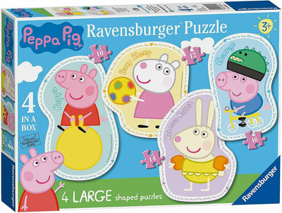 Puzzles Ravensburger gigante silueta - Peppa Pig. 10-16 piezas-Doctor Panush
