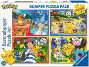 Puzzle Ravensburger - Pokemon. 4x100 piezas