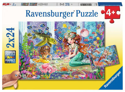 Puzzles Ravensburger - Sirenas Hechizantes. 2x24 piezas-Doctor Panush